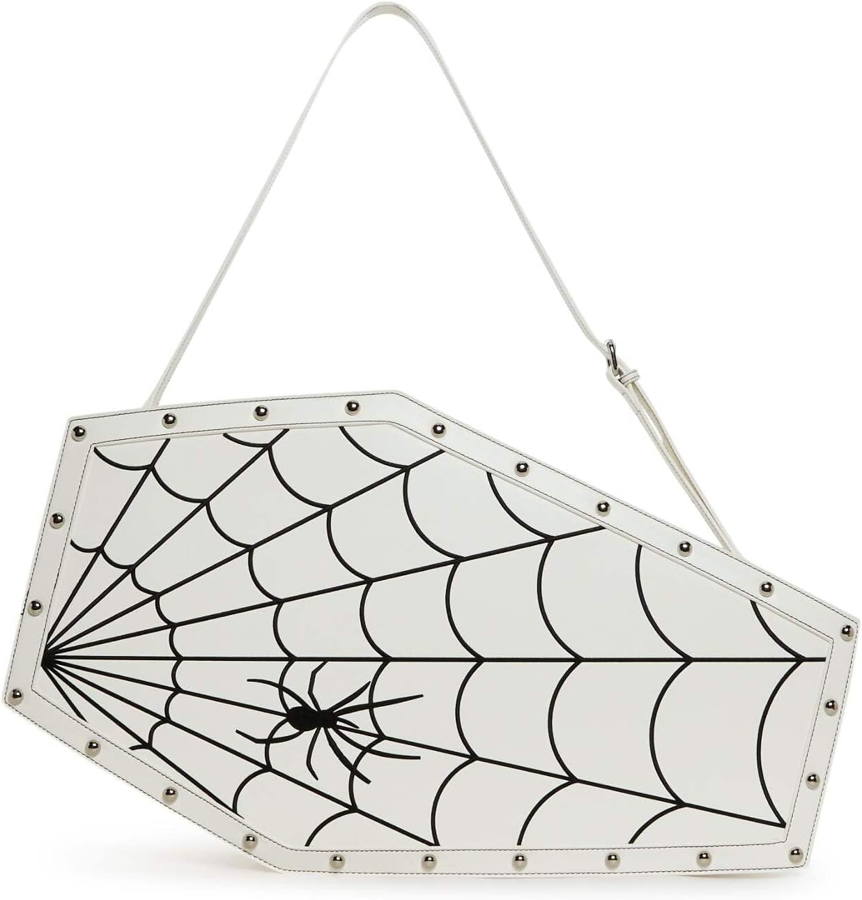 image:imageDolls Kill Dead Weight Coffin Weekender by Widow Coffin Shape Bag Made From Vegan Leather Perfect for Spooky Getaways by WidowWhite