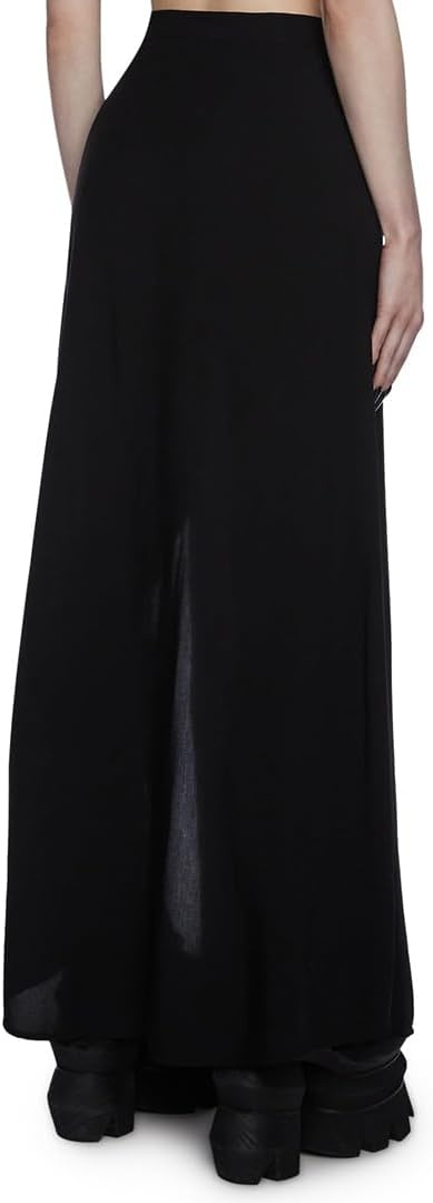 image:imageDolls Kill Twilight Doom Maxi Skirt by Widow Gothic Skirt with Side Slit and Zipper Closure Perfect for Any OccasionBlack