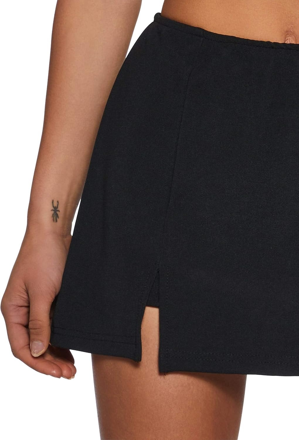 image:imageDolls Kill Under The Boardwalk Mini Skort by Delias Stretchy Mini Skort for Casual Beachwear FashionBlack