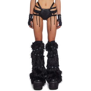 Dolls Kill Rude Awakening Lace-Up Shorts by Club Exx – Vegan Leather, Lace-Up, Comfortable Fit for Festivals & Raves(Black)