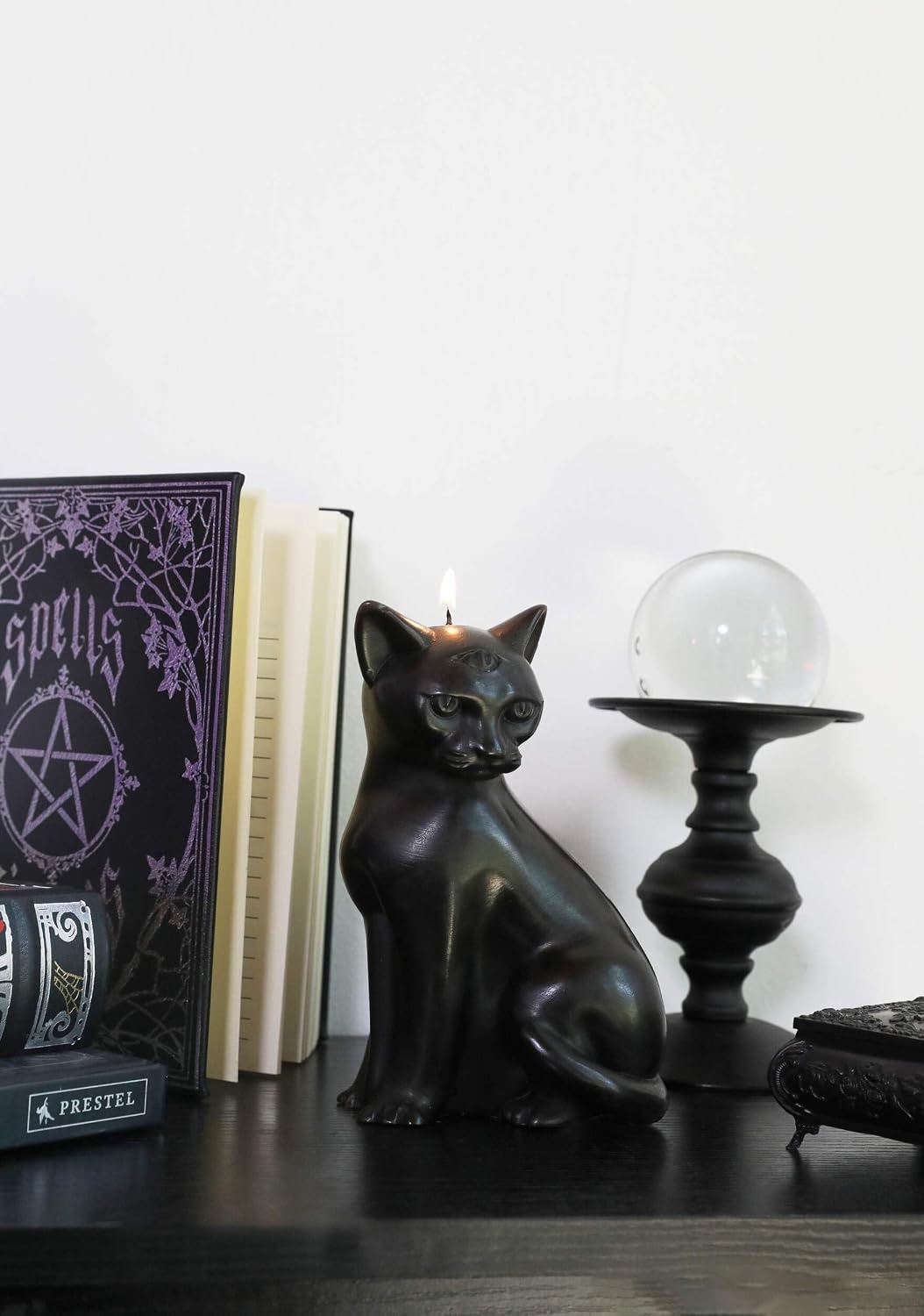 image:imageDolls Kill Familiar Feline Cat Candle by Dolls Home Mystical CatShaped Candle for Whimsical Home Decor