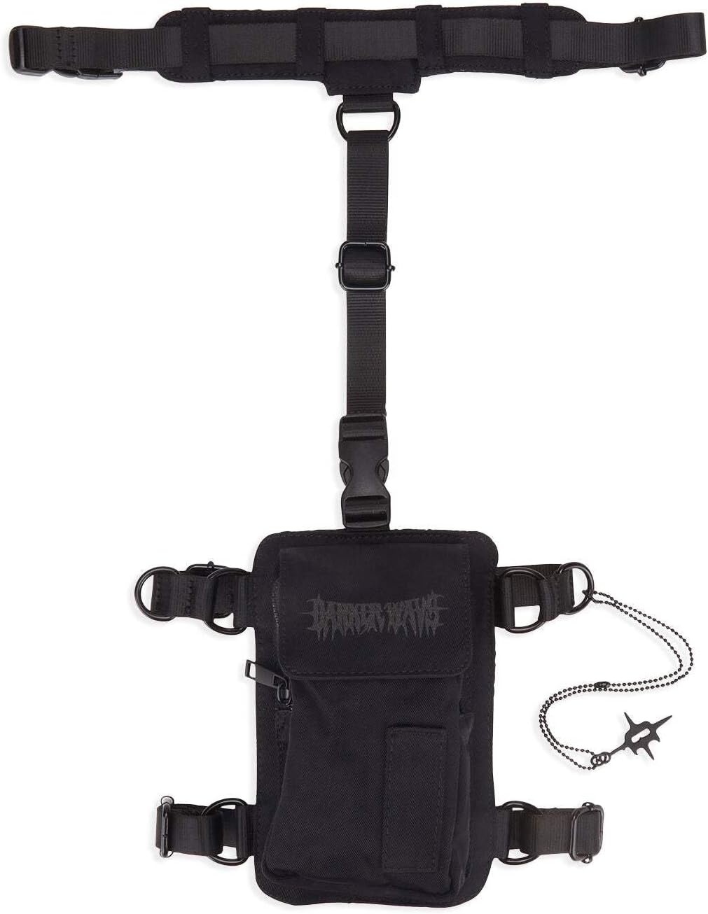 image:imageDolls Kill Snare Leg Garter Utility Belt Bag by DARKER WAVS Adjustable Straps QuickRelease Buckle amp Single Pocket One Size