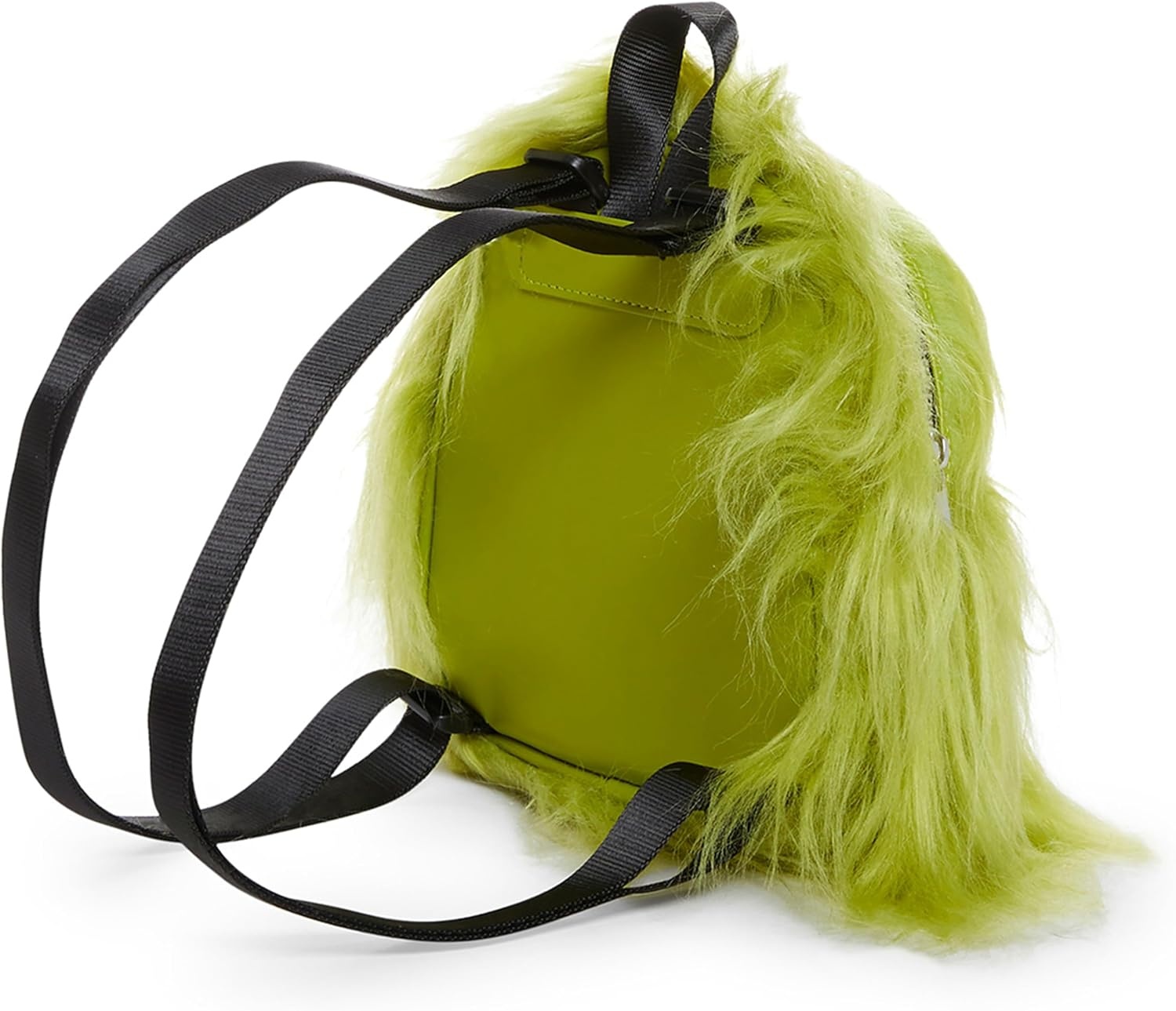 image:imageDolls Kill Case Of The Grumpies Fuzzy Backpack by Current Mood Cute Faux Fur Bag with Adjustable Straps Green