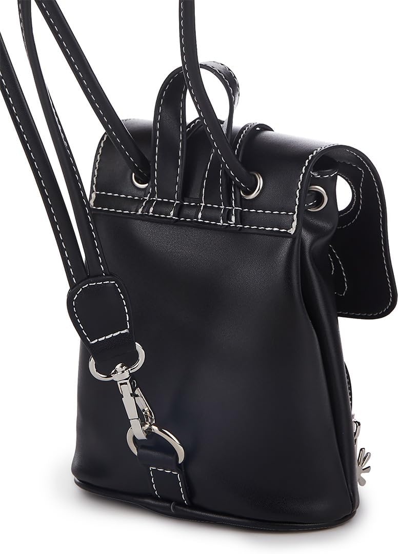 image:imageDolls Kill Feeling Good Butterfly Backpack by Delias For Adults Vegan Leather Bag With CutOut Butterfly Design and Adjustable Straps Black