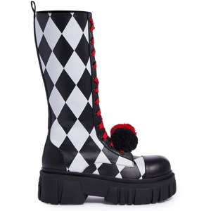 Dolls Kill Clown Antics Platform Boots by Trickz N’ Treatz(Black)