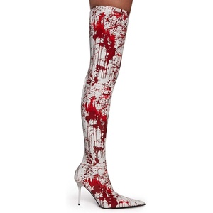 Dolls Kill Spatter Stretch Thigh High by Trickz N’ Treatz(Multi)