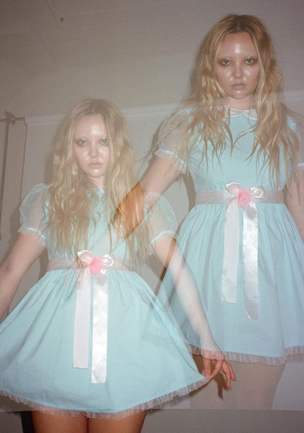 image:imageDolls Kill Baby Doll Dress Outfit for Women Scary Shining Twins Inspired Costume by Trickz N Treatz