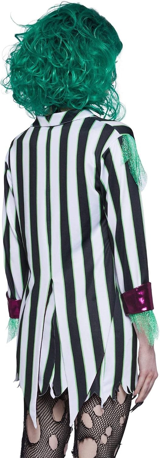 image:imageDolls Kill BetelJuice Black amp White Striped Costume Undead Ghost Outfit by Trickz N Treatz