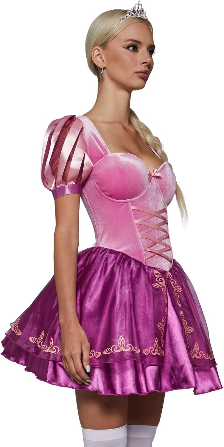 image:imageDolls Kill Long Hair Princess Costume Tower Trapped Princess Outfit by Trickz N Treatz