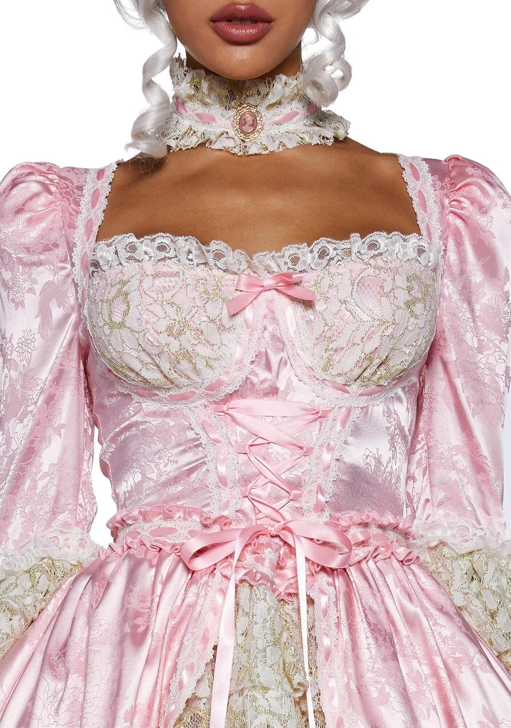 image:imageDolls Kill Marie Antoinette Halloween Costume for Women French Cake Queen Renaissance Trickz N TreatzPink
