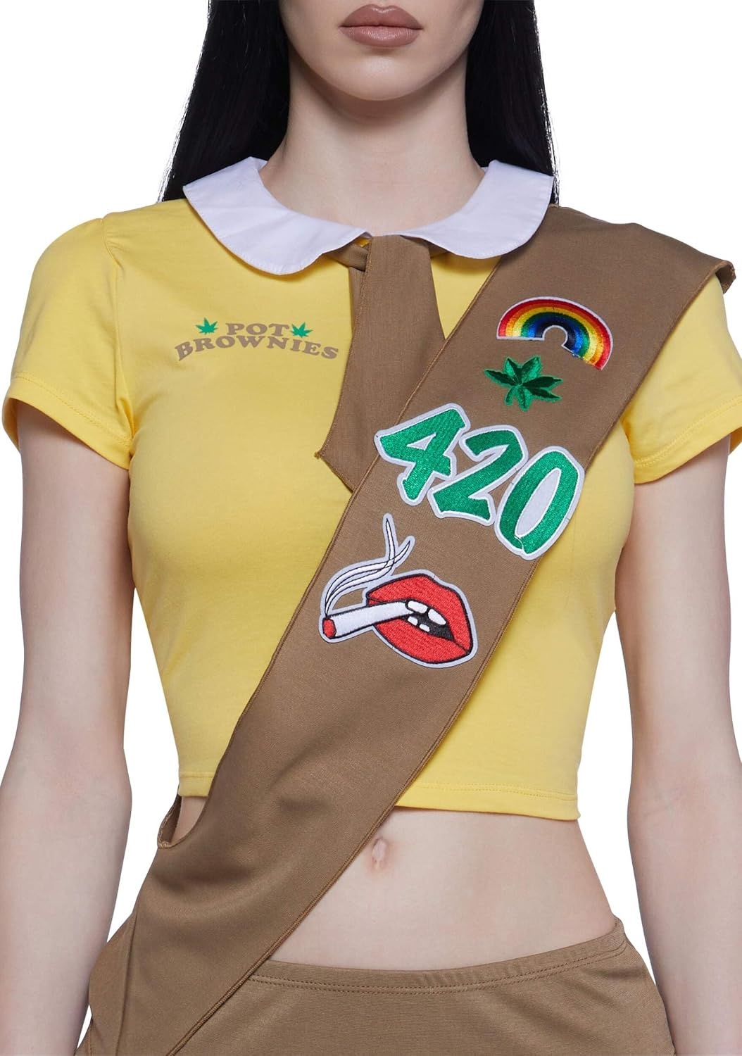 image:imageDolls Kill Mary Jane Pot Brownie Costume Stoner Scout Outfit by Trickz N Treatz