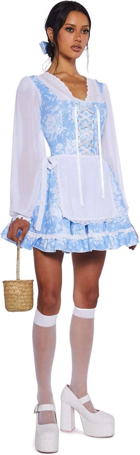 image:imageDolls Kill Princess Peasant Beauty Costume Belle Outfit by Trickz N Treatz