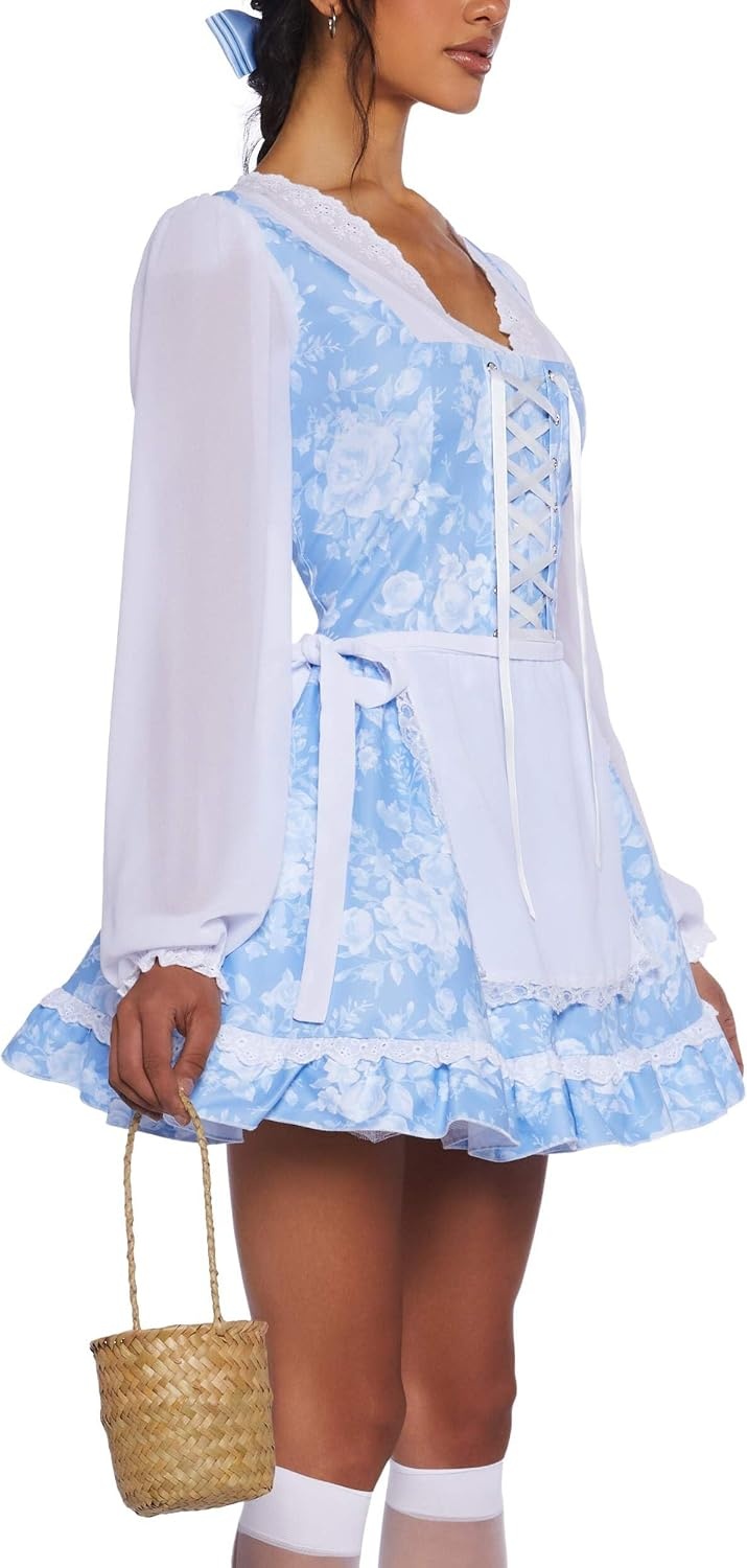 image:imageDolls Kill Princess Peasant Beauty Costume Belle Outfit by Trickz N Treatz