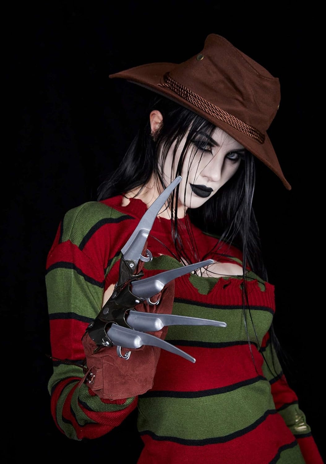 image:imageDolls Kill Striped Slasher Costume Scary Freddy Street Outfit by Trickz N Treatz