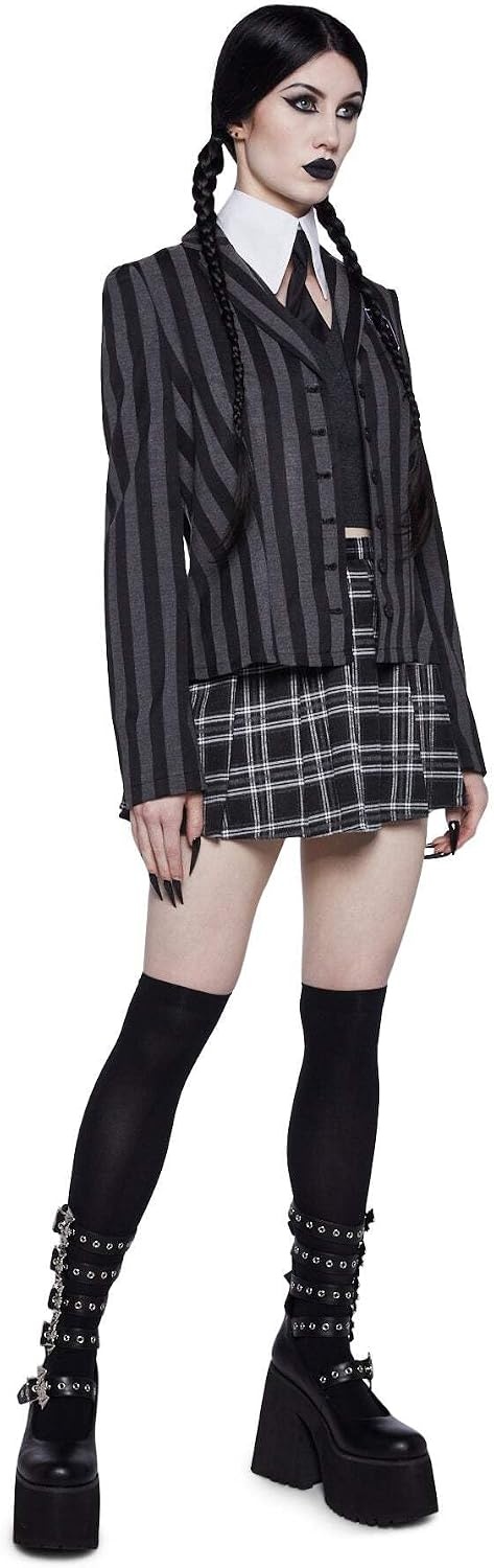 image:imageDolls Kill Wednesday A Costume Goth Inspired Blazer and Skirt by Trickz N Treatz