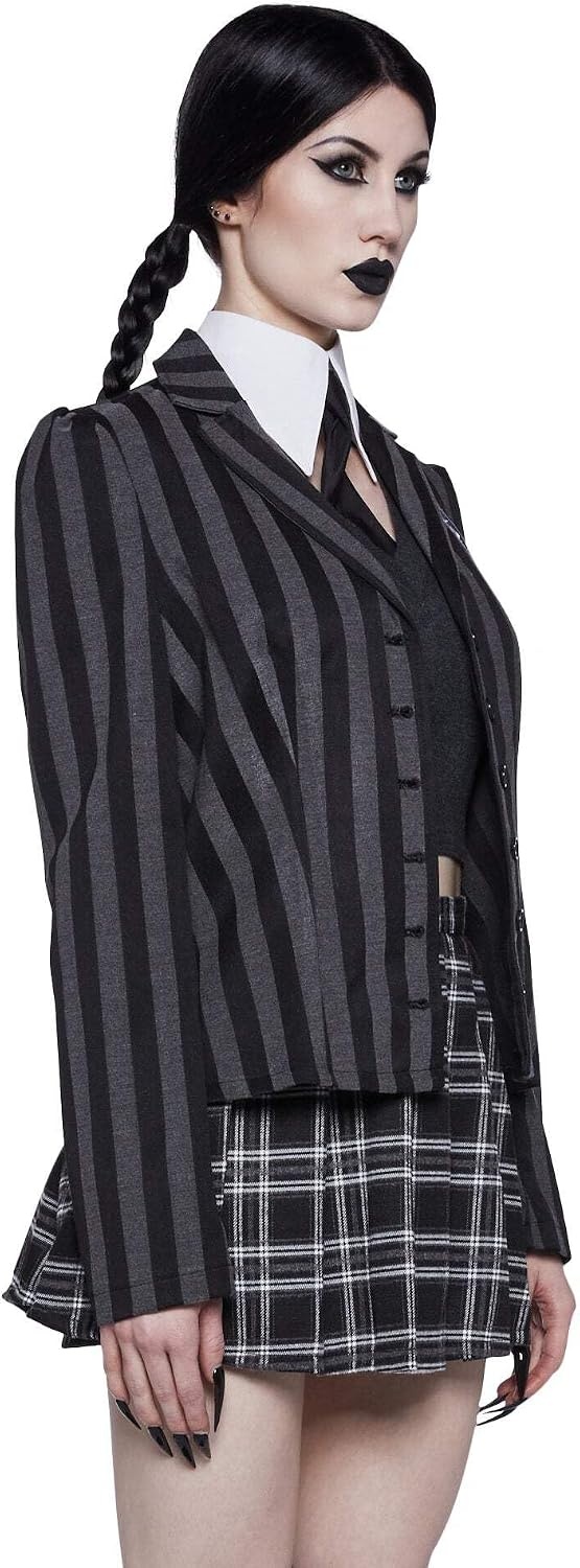 image:imageDolls Kill Wednesday A Costume Goth Inspired Blazer and Skirt by Trickz N Treatz
