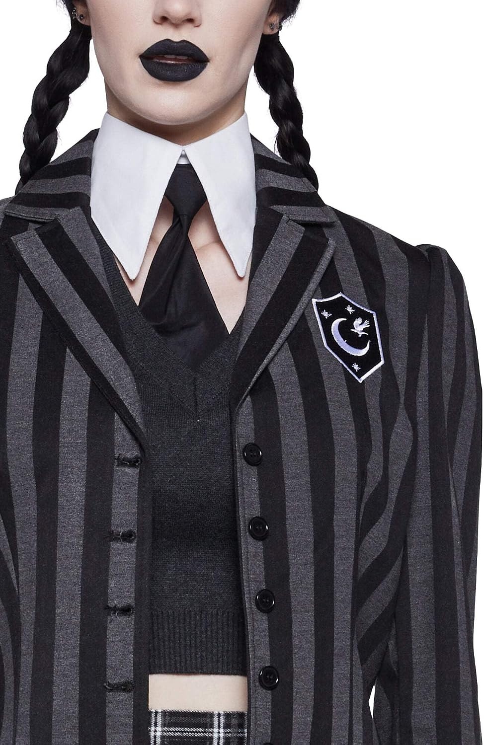 image:imageDolls Kill Wednesday A Costume Goth Inspired Blazer and Skirt by Trickz N Treatz