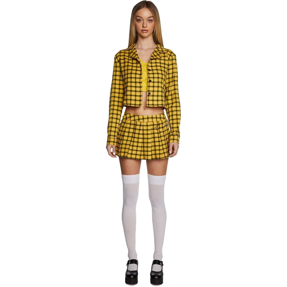image:imageDolls Kill Clueless Inspired Costume Plus Size Cher Whatever Plaid Outfit by Trickz N Treatz
