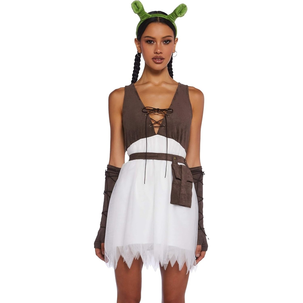 image:imageDolls Kill Ogre Princess Halloween Costume  Swamp Fairytale Outfit by Trickz N Treatz