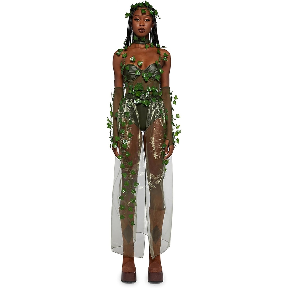 image:imageDolls Kill Wood Nymph Inspired Costume  Green Ivy Poison Outfit by Trickz N Treatz