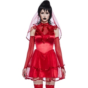 Dolls Kill Bride Lydia Costume – BetelJuice Dark Gothic Wedding Dress Set by Trickz N’ Treatz