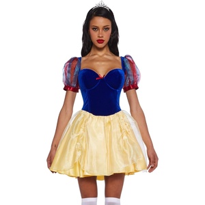 Dolls Kill Fairest Princess Costume – White Snowy Princess Outfit by Trickz N’ Treatz(Rainbow)